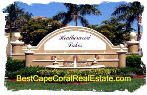 Heatherwood Lakes Homes Cape Coral FL